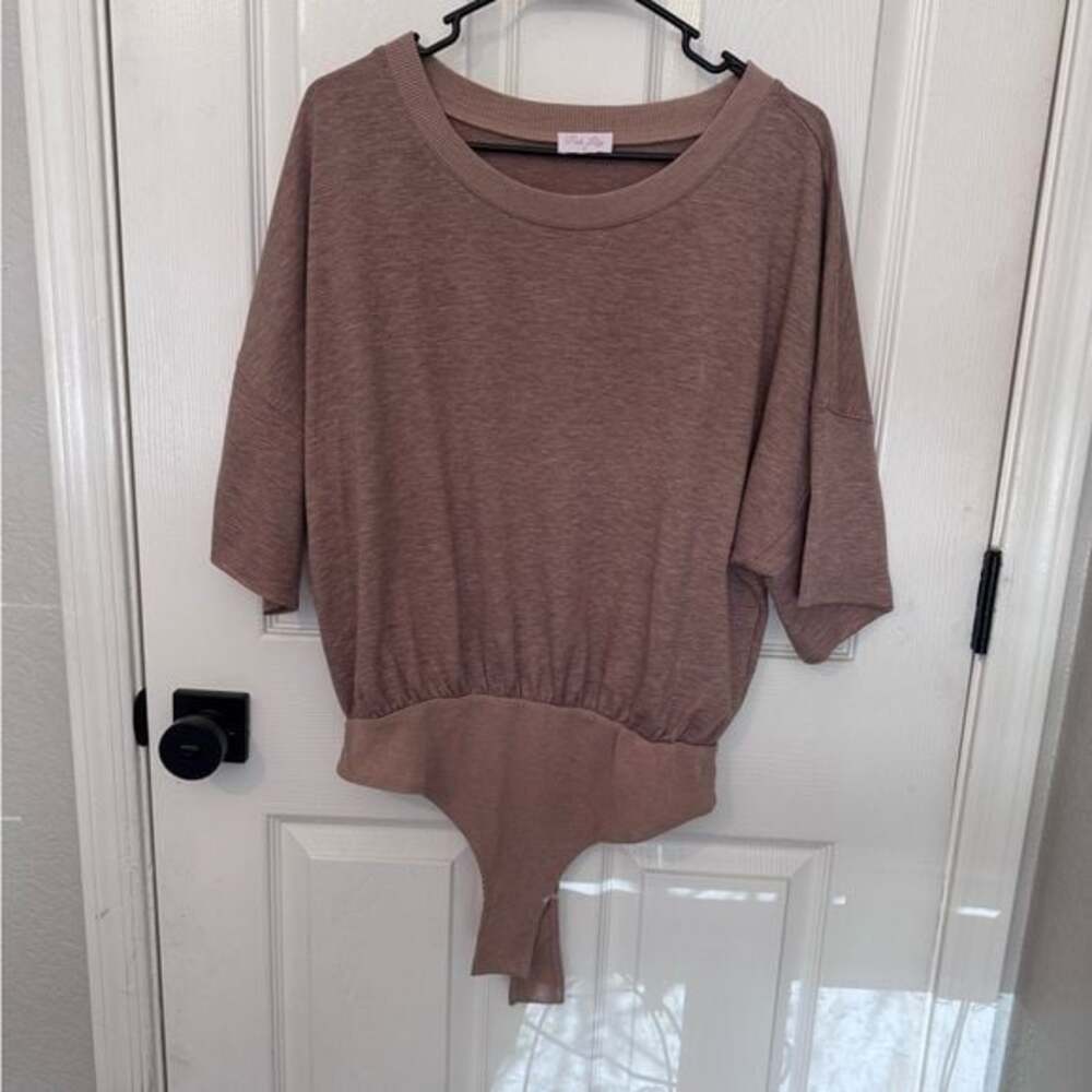 Pink Lily T-shirt Bodysuit NWOT